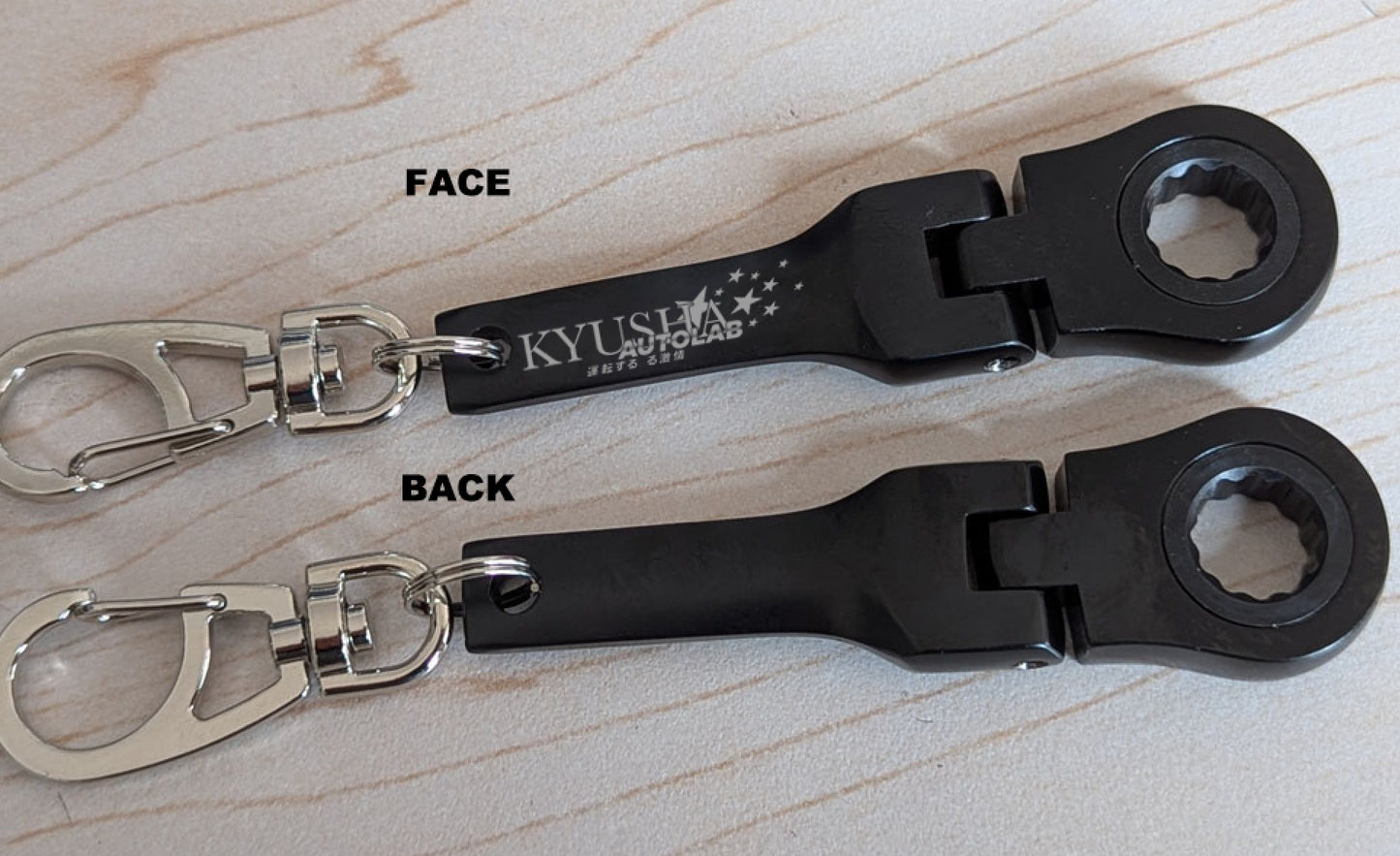 10mm Keychain spanner chrome