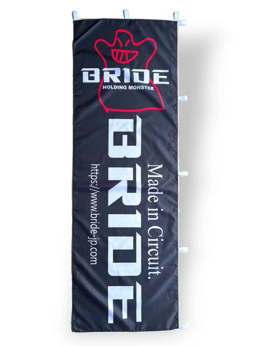 Bride Holding Monster Nobori Flag