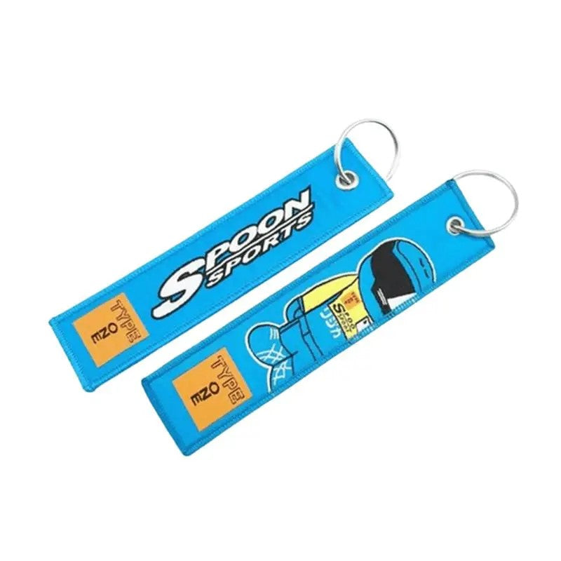 Spoon Sky Blue Keychain